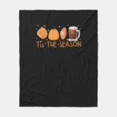 Fall Coffee Cute Lover Halloween Pumpkin Latte Dri Fleece Deken (Voorkant)