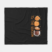 Fall Coffee Cute Lover Halloween Pumpkin Latte Dri Fleece Deken (Voorkant (Horizontaal))