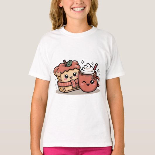 Fall Coffee Kids T-Shirt (Voorkant)