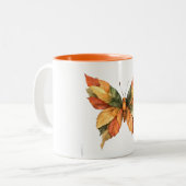 Fall Coffee Mugs Tweekleurige Koffiemok (Voorkant links)