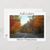 Fall Colors in West Virginia Briefkaart (Voorkant / Achterkant)