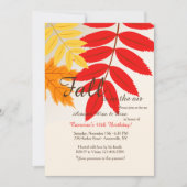 Fall Colors Invitation Kaart (Voorkant)
