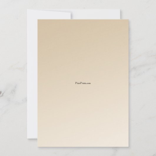 Fall Colors Invitation Kaart (Achterkant)