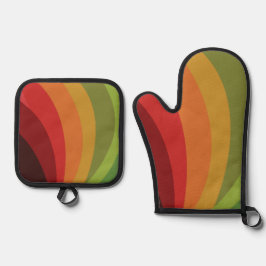 Fall Colors Ovenwant & Pannenlap Set