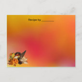 Fall Colors Recipe Custom Card Briefkaart (Voorkant)