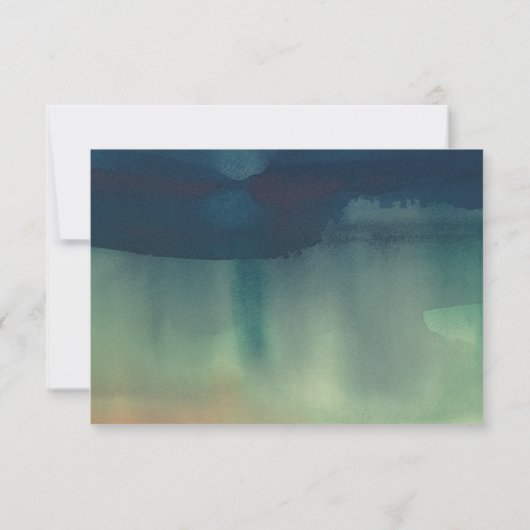 Fall Colors Wedding RSVP Kaarten (Achterkant)