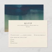 Fall Colors Wedding RSVP Kaarten