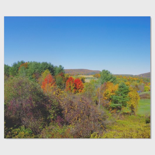 Fall Colors wrapping paper Cadeaupapier (Vlak)