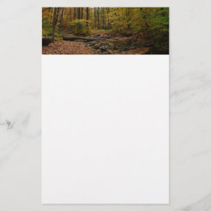 Fall Creek in Laurel Hill State Park Pennsylvania Briefpapier