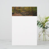 Fall Creek in Laurel Hill State Park Pennsylvania Briefpapier (Staand voorkant)