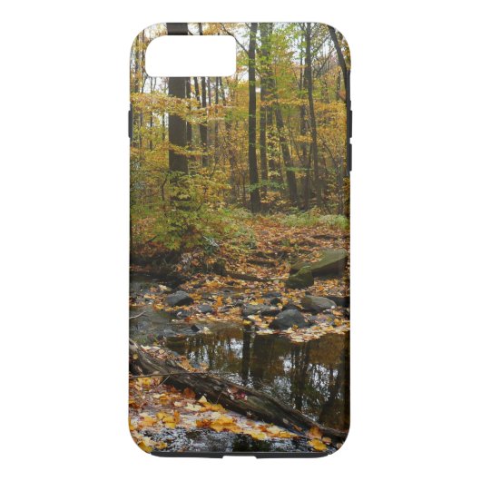 Fall Creek met reflectie bij Laurel Hill Park Case-Mate iPhone Case (Achterkant)
