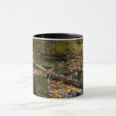 Fall Creek met reflectie bij Laurel Hill Park Mok (Midden)