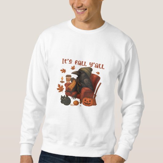 Fall Crow – It’s Fall Y’all Art Trui (Voorkant)