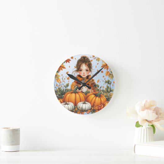 Fall Design Wall Clock Ronde Klok (Huis)