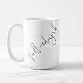 Fall-elujah (Hallelujah Het is herfst) Koffiemok (Links)