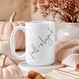 Fall-elujah (Hallelujah Het is herfst) Koffiemok