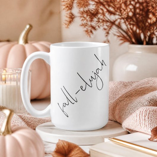 Fall-elujah (Hallelujah Het is herfst) Koffiemok
