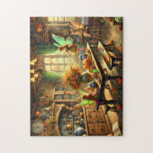 Fall Fairies Enchanting Kitchen Gathering Puzzle Legpuzzel (Verticaal)