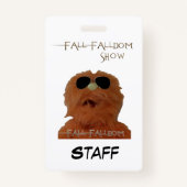 Fall Falldom Staff ID Badge (Achterkant)