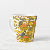 Fall Farmhouse Decor Latte Mug - Tasse Latte Latte Mok (Linkerhoek)