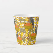 Fall Farmhouse Decor Latte Mug - Tasse Latte Latte Mok (Voorkant)