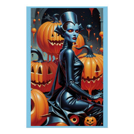 Fall Fashion's Weekend Witch Queen Perfect Poster