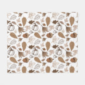 Fall Fleece Deken (Voorkant (Horizontaal))