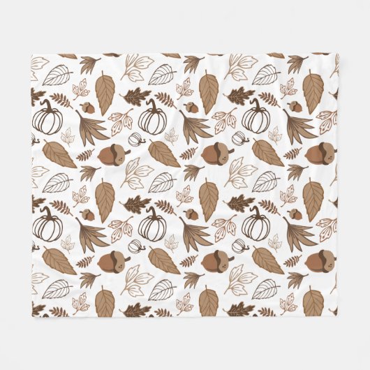 Fall Fleece Deken (Voorkant (Horizontaal))
