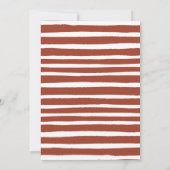 Fall Floral baby shower Kaart (Achterkant)