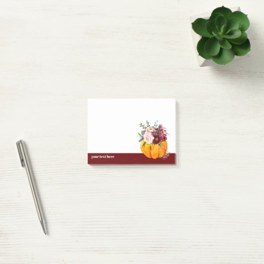 fall, floral, pumpkin notes (Kantoor)