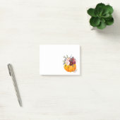 fall, floral, pumpkin post-it notes (Kantoor)