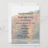 Fall Foliage Pond Nature  Kaart (Voorkant)