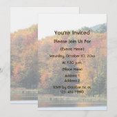 Fall Foliage Pond Nature  Kaart (Voorkant / Achterkant)