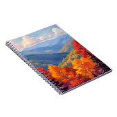 Fall Foliage | Watercolor Mountain Landscape Notitieboek (Rechterzijde)