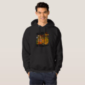 Fall For Jesus He Never Leaves Gnome Pumpkin Hello Hoodie (Voorkant volledig)