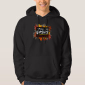 Fall For Jesus He never Leaves Jesus Hoodie (Voorkant)