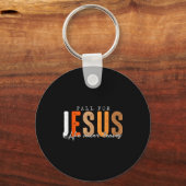 Fall For Jesus He Never Leaves Leaves Autumn Chris Sleutelhanger (Voorkant)