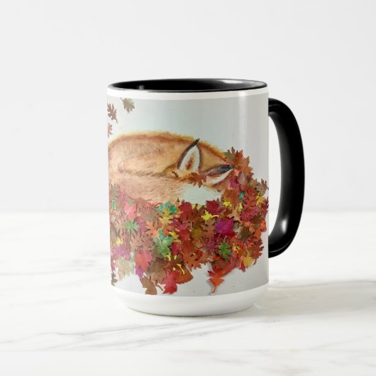 Fall Fox coffee mug Mok (Voorkant rechts)