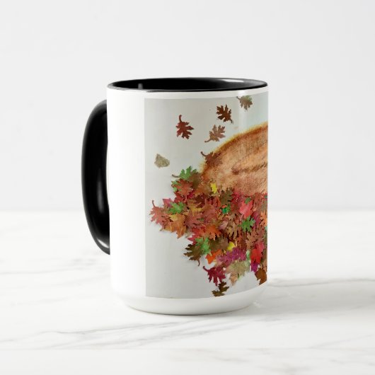 Fall Fox coffee mug Mok (Voorkant links)