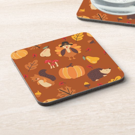 Fall Friends Bier Onderzetter (Linkerzijde)