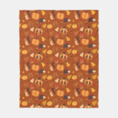 Fall Friends Fleece Deken (Voorkant)