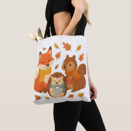 Fall Friends – Woodland Cozy Crew Tote Bag
