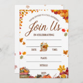 Fall Gathering Celebration Design Kaart (Voorkant / Achterkant)