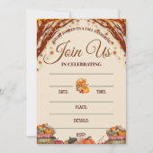Fall Gathering Celebration Design Kaart (Voorkant)