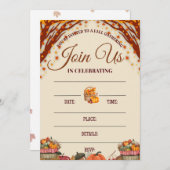 Fall Gathering Celebration Design Kaart (Voorkant / Achterkant)