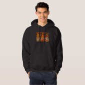 Fall Gnome Autumn Leaves Thanksgiving Gnome Match Hoodie (Voorkant volledig)