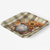 Fall Gnome  Papieren Bordje (Gebogen)