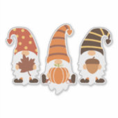 Fall Gnomes Sticker (Voorkant)