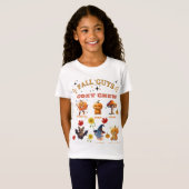 "Fall Guys Cozy Crew" Kids Autumn T-Shirt (Voorkant volledig)