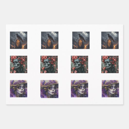 Fall Halloween Coasters Home Decor  Inpakpapier Vel (Voorkant 3)